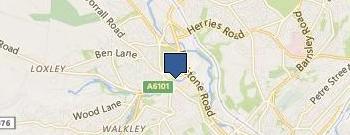 A + A Roofing location map