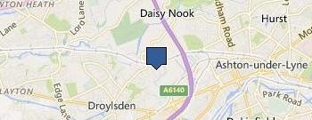 A J M Roofing location map