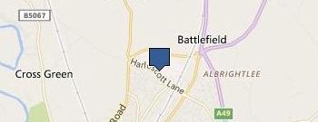 A J Newton location map