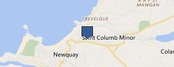 A2B Newquay Travel location map