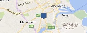 Aberdeen Serviced Apartments location map
