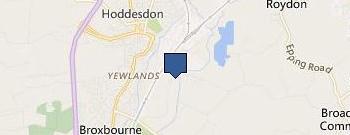 Ace Cars of Hoddesdon location map