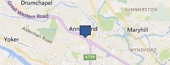 Best Western Glasgow Pond Hotel location map