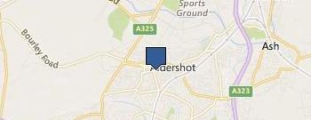 Castles location map