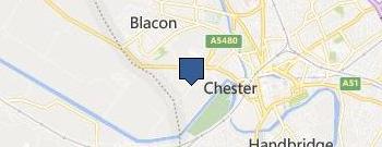 Chester Self Storage location map