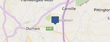 Durham Roofing Centre location map