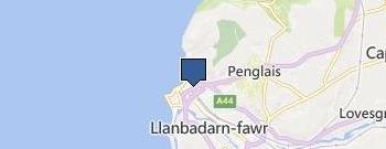 E.P.S. Aberystwyth location map