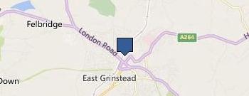 East Grinstead Cleaning location map