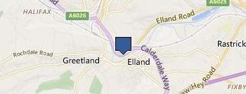 Elland Bed Centre Ltd location map