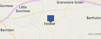 Felsted School location map