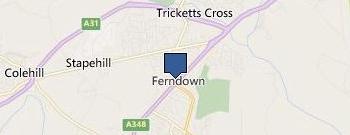 Ferndown Photographics location map