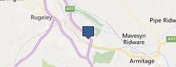 Lichfield Printers Ltd location map