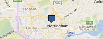 Nottingham Energy Partnership location map