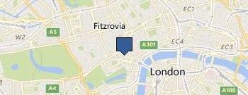 Pall Mall Barbers location map