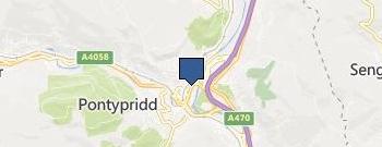 PONTYPRIDD OSTEOPATHIC CLINIC location map