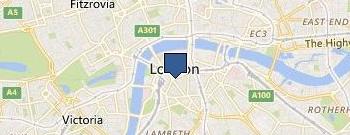 The Old Vic Theatre Trust location map