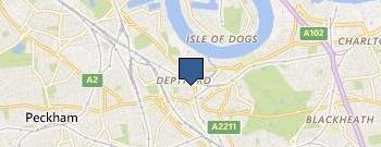 Tidemill Academy location map