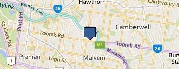 A Brilliant Artist location map
