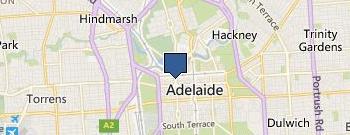Adelaide Rockford Hotel location map