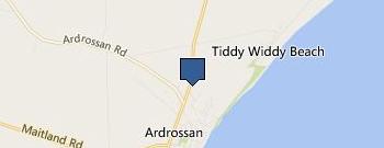 Ardrossan Earthmoving location map
