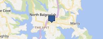 Balgowlah Automotive location map