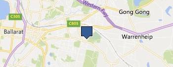 Ballarat Groundworks location map