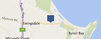Bayshore Bungalows Byron Bay location map