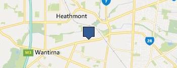 Bayswater Dental location map