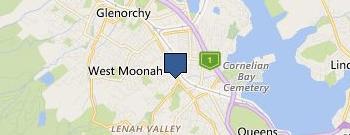 BC Adams Electrical location map