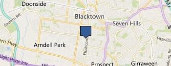 Blacktown Psychological Services location map