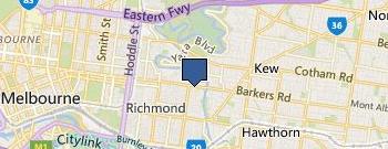 Blue Gallery location map