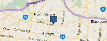 Boroondara Sports Complex location map