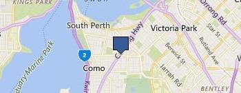 Bourkes location map