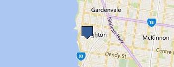 Brighton Plastic Surgery Centre location map