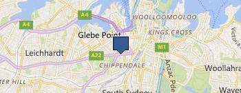 Broadway Gym location map