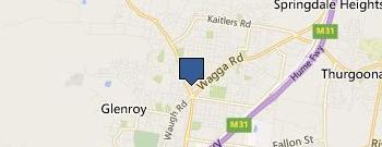 Buildpro Albury Wodonga location map