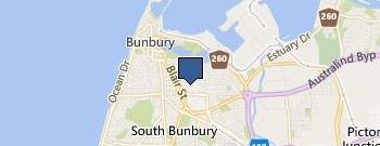 Bunbury Hair Beauty Supplies location map