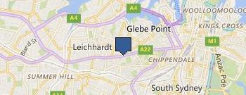 Camperdown Fitness Pty Ltd location map