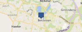 Canberra Implant & Periodontal Centre location map