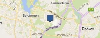 Canberra Stadium location map