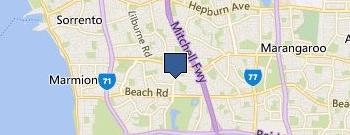 Carine Settlements location map