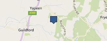 Castlemaine Dips location map