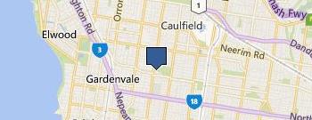 Caulfield Recreation Centre location map