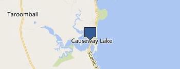 Causeway Caravan Park location map