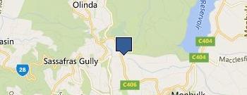 Cloudehill Garden & Nursery location map