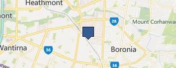Eastern Suburbs Wrought Iron location map