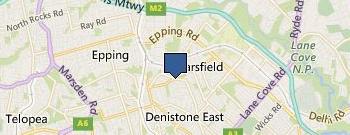 Enhance Physiotherapy location map