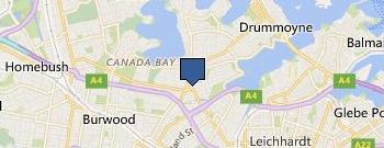 Five Dock Framing location map