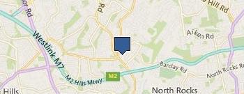 Frank Legal location map