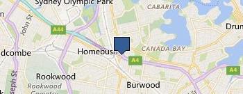 Fraser Motorcycles Sydney location map